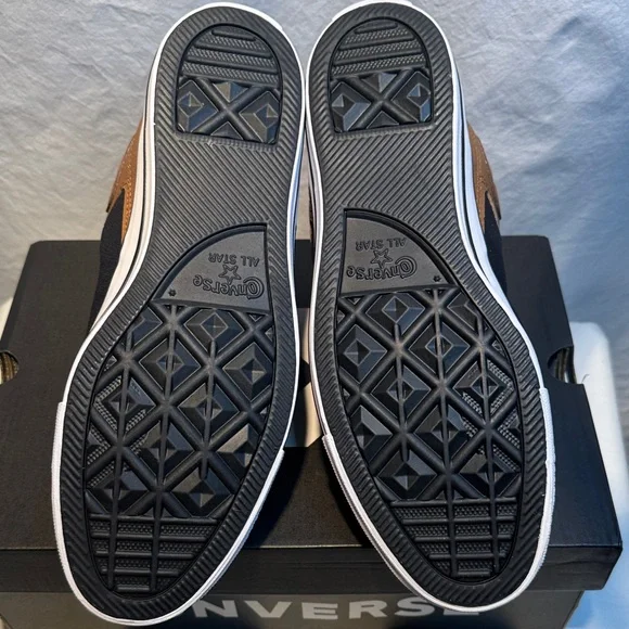 🆕 Converse All Star Black and Brown Sneakers - Picture 5 of 9